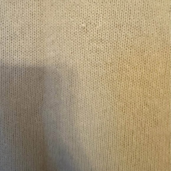Women’s Ivory Woolovers Short Sleeve Crew Neck 100% Wool Sweater-Size XL - Picture 3 of 10
